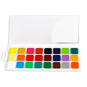 Aquarell-Malkasten Set für Kinder, Farbkasten mit 24 kräftigen Aquarellfarben - Bild 1 von 5