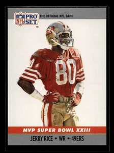 Juego profesional 1990 Super Bowl MVPs #23 Jerry Rice (EX)(FTB) - Imagen 1 de 2