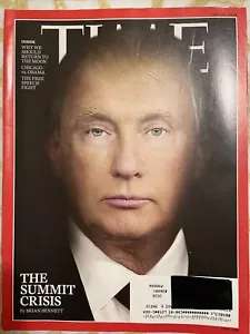 TIME Magazine Mag Donald Trump Vladimir Putin The Summit Crisis July 30, 2018 - Imagen 1 de 1