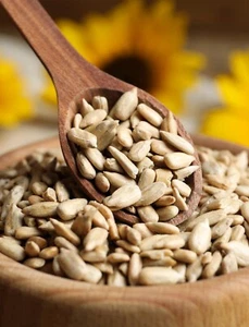 Raw Natural Sunflower Seeds 5 LB - Unsalted, High Protein, Healthy Snack, Bulk - Picture 1 of 2