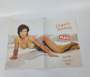 Flex Rachel McLish & Women’s Power & Sizzle Muscle Lingerie Fitness Poster 14x10 - Picture 1 of 2