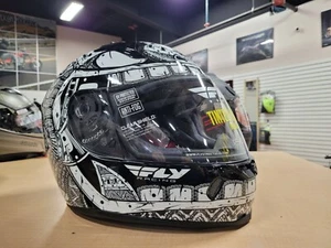 73-8376S REVOLT CODEX HELMET WHITE/BLACK SM FLY RACING - Bild 1 von 6