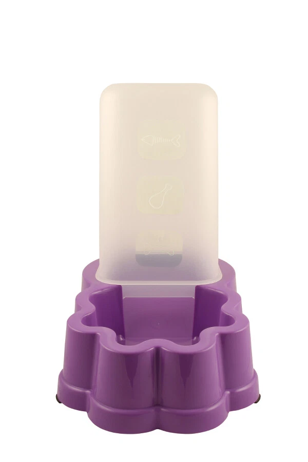 Gravity Pet Feeder Small Automatic Water Food Dispenser for Cats Dogs – 2.5 cups - Image 1 of 4