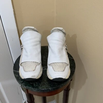 Zapatillas CA Cinzia Araia Cuero Blanco Italia EE. UU. Talla 6 Foto 1 de 4