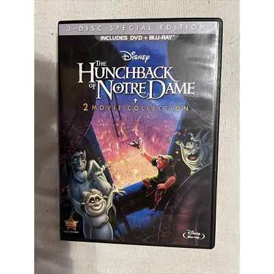 The Hunchback Of Notre Dame I & II 2 Movie Collection (Blu-ray +DVD) Walt Disney - Image 1 of 2