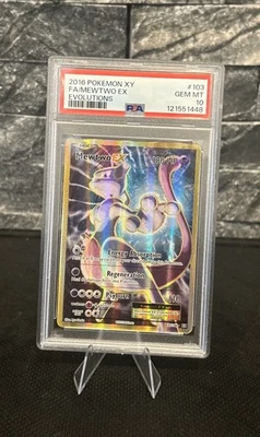 PSA 10 Mewtwo EX (Full Art) 103/108 XY Evolutions Holo (2016) - Image 1 of 2