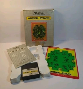 Vectrex Armor Attack Arcade System Cartridge CIB w/ Overlay and Manual - Picture 1 of 13