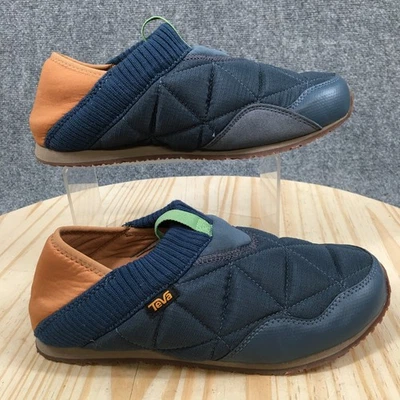 Zapatillas Teva Youth 8 ReEmber Moc Sin cordones Azul Marrón Acolchado Punta Redonda 1125472 Foto 1 de 4