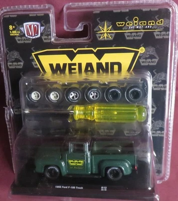 1/64 M2 MACHINES O'REILLY EXCLUSIVE, WEIAND 1957 FORD F100 TRUCK, AUTO WHEELS - Image 1 of 2