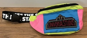 Universal Studios Retro Neon Waist Fanny Pack 30th Anniversary Ride The Movies - Picture 1 of 5