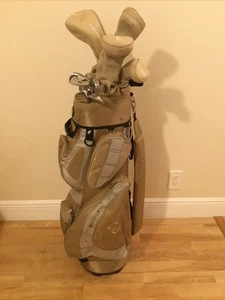 Golden Bear Ladies Wide Body Full Set (D,3W,5W,4H,5H, 6-PW-SW,Putter) & Cart Bag - Picture 1 of 12