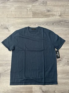 Rhône Compass Knit Tee Men’s XL Deep Sea Blue True Navy - Picture 1 of 9