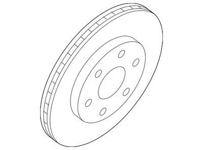 Original Nissan TITAN XD 2016-2024 - Rotor freno de disco delantero 40206-9FV0A Foto 1 de 2