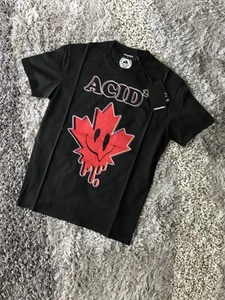 DsQuared2 Black Acid Mens T Shirt BRAND NEW SEALED TAGS SIZE L - Picture 1 of 3