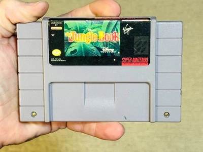 The Jungle Book (Super Nintendo, SNES) Game - Authentic - Tested - Image 1 of 2