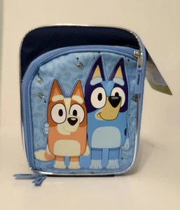 Bluey Insulated Kid’s Blue Lunch Bag with Mesh Pocket on Side NEW Cute Popular - Picture 1 of 5