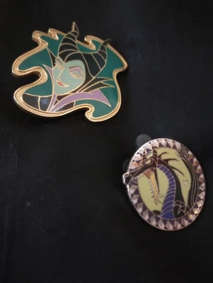 Prendedores Disney Maléfica y Dragón Foto 1 de 4