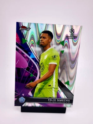 Felix Nmecha RC 003/199 RAYWAVE REFRACTOR 21-22 Topps Finest UEFA VfL Wolfsburg - Image 1 of 2