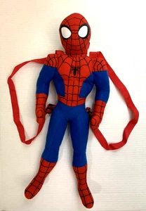 Spiderman 20" Plush Backpack  Marvel Comics   Adjustable Straps   Small Storage - Picture 1 of 11