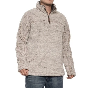 Chaqueta Pullover de Vellón True Grit 1/4 Cremallera Punta Escarchada, Para Hombre Talla Pequeña Nueva Sin Etiquetas - Imagen 1 de 4