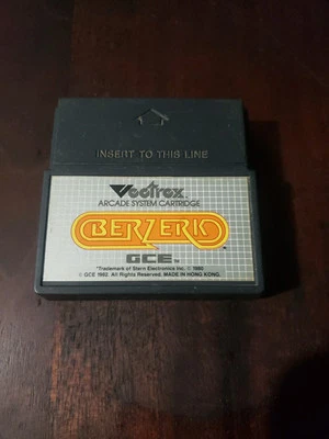 BERZERK Vectrex Game Cartridge BERSERK Authentic GCE Tested & Working #2 - Image 1 of 4