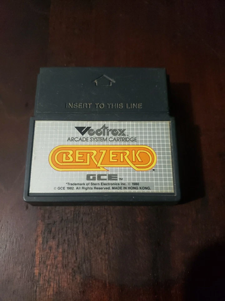 BERZERK Vectrex Game Cartridge BERSERK Authentic GCE Tested & Working #2 - Image 1 of 4