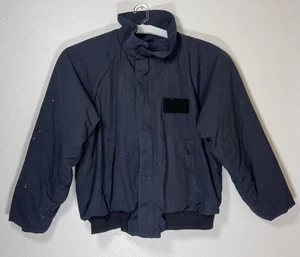 US Navy Shipboard Jacket XL Flame Resistant Cold Weather Aramid Military Blue - Picture 1 of 14