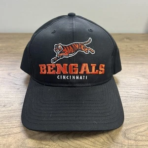 Vintage Cincinnati Bengals Mütze Snapback Cap Zwillinge schwarz orange NFL springender Tiger - Bild 1 von 9