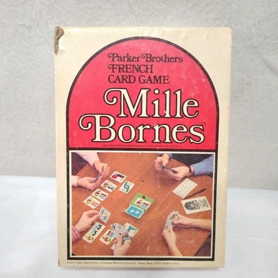 Mille Bornes 1971 French Card Game Vintage Parker Brothers Age 8+ Complete - Image 1 of 4