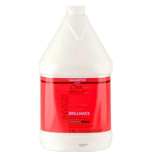 Wella IInvigo Brilliance Shampoo for Coarse Color Treated Hair 1 Gallon 128 oz - Picture 1 of 2