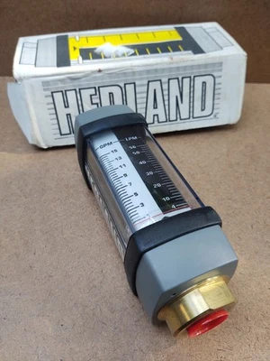 HEDLAND H605B-015 Flow Meter 1/2"NPT H20 15 GPM H605B015 - Image 1 of 4