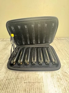 Hohner Bluesband Mundharmonika Set 7 Harfentasten mit Koffer - Bild 1 von 6