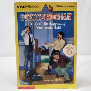 Gordon Korman Signed Book This Cant Be Happening At Macdonald Hall Vintage - Bild 1 von 18