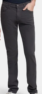 Perry Ellis Very Slim Fit 5-Pocket Twill Stretch Pants, Slate, 34X30 - Picture 1 of 2