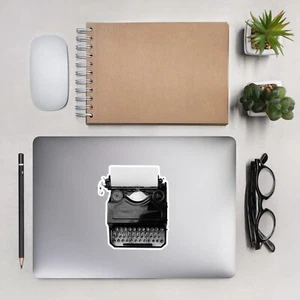 Retro Typist Bubble-free Sticker - Bild 1 von 4