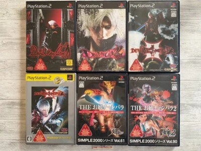 SONY PS2 Devil May Cry 1 2 3 & Special edition & The Onechanbara 1 2 from Japan - Image 1 of 4