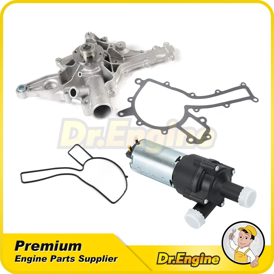 Bomba de agua auxiliar bomba de agua apta 01-05 Mercedes-Benz C240 C320 CLK320 Foto 1 de 4