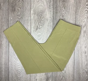 Pantalón Mujer Athleta Verde Recto Cremallera Bolsillo 10 RN-54023 - Imagen 1 de 7