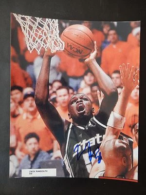 Fotografía autografiada por Zach Randolph de 8" X 10" (#2) Foto 1 de 2