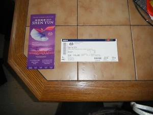 Ticket von Shen Yun 2019, gebraucht mit Heft - Foto 1 di 3