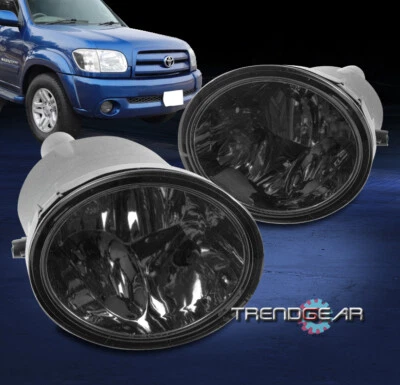 For 2000-06 Toyota Tundra/2001-07 Sequoia Bumper Driving Fog Lights Lamps Smoke - Изображение 1 из 4