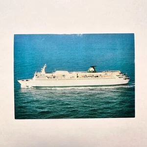 St. Killian II Ferry Vintage Postal Marítima 1973 Irish Ferries EIRE Trébol - Imagen 1 de 2
