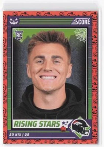 2024 Score-A-Treat Bo Nix RC #4 Rising Stars Orange Pumpkin - Picture 1 of 2