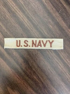 US Navy Khaki Uniform Eingetragen Brustaufnäher 5,5 Zoll - Bild 1 von 3