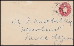 SOUTH WEST AFRICA SWA 1936 KGV 1d. POSTAL STATIONERY ENVELOPE (ID:677/D37415) - Picture 1 of 1