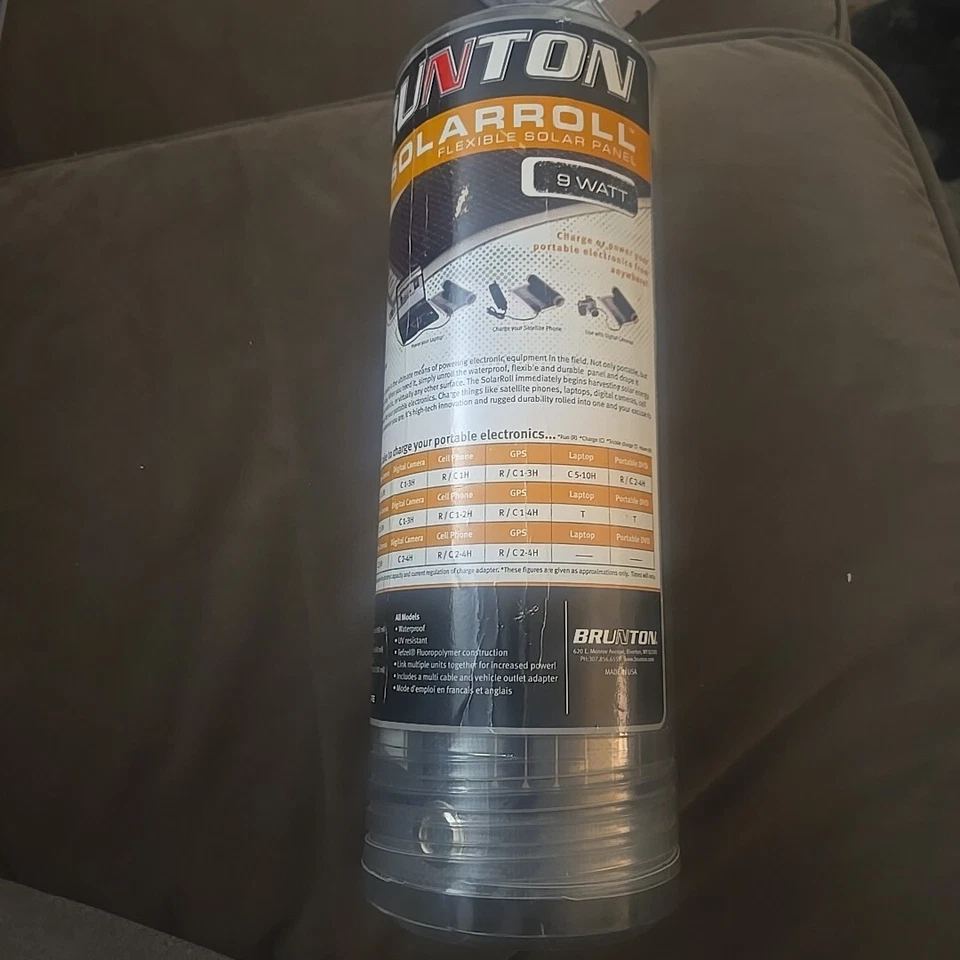 Panel solar Brunton SolarRoll 9 vatios Foto 1 de 3