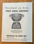 Race Card for Stratford-on-Avon 04/04/1974