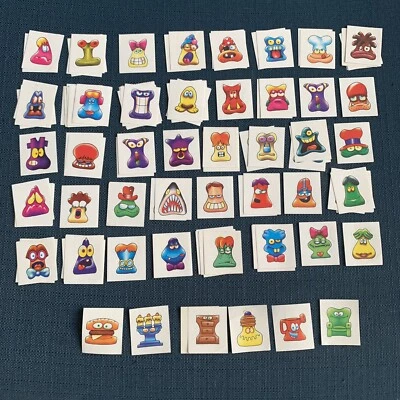 Vintage Crazy Bones Stickers Large 80+ Piece Lot - Image 1 of 4