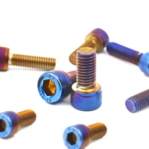 M8 M10 Tornillo de motocicleta de acero inoxidable Burn Blue Cup head Hex socket Pernos - Imagen 1 de 3
