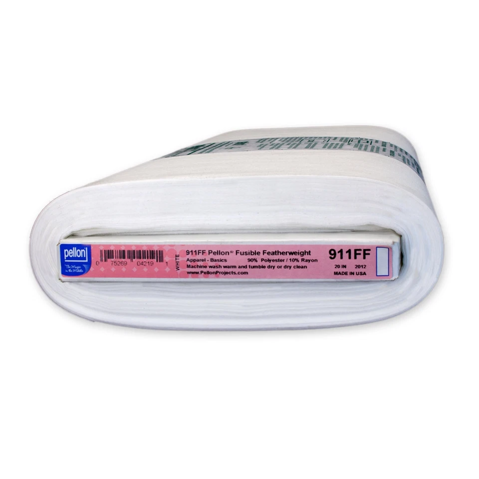 Pellon 911ff Fusible Featherweight White 20 X 15 Yards